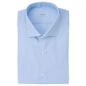 Camicia celeste collo francese