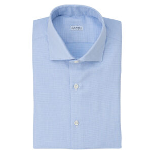 Camicia celeste collo francese