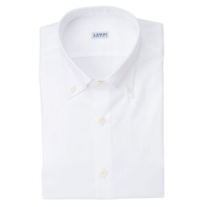 Camicia Oxford Bianco Collo button down