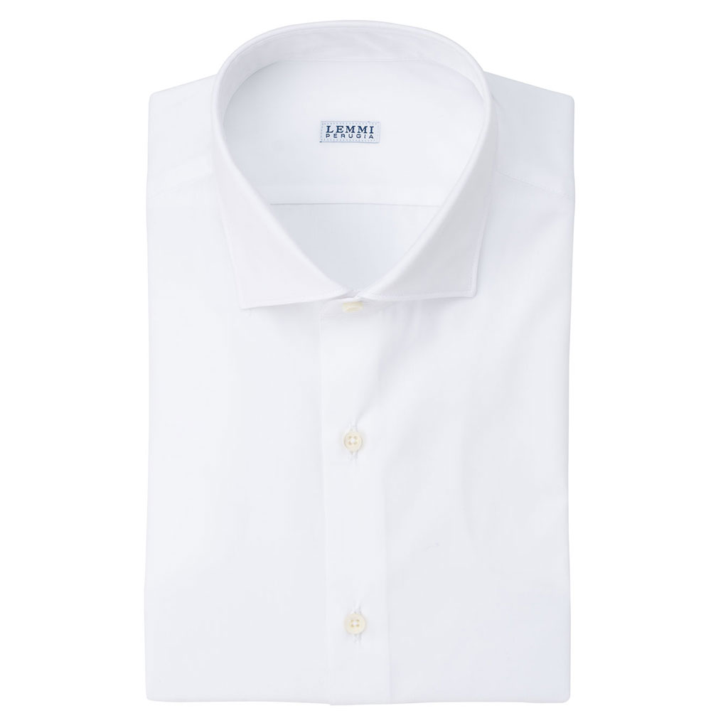 Camicia bianca collo francese Camicia bianca collo francese
