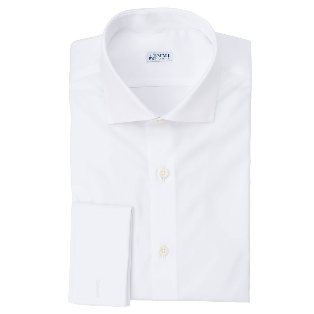 Camicia bianca collo francese Camicia bianca collo francese