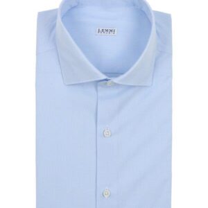 Camicia celeste collo francese